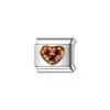 Pulsera de Módulo Corazón Más Vendida Transfronteriza Joyería de Mano DIY Estilo Italiano Combinación Libre Desmontable Patrón Clásico