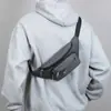 Bolsa de Cintura para Homens e Mulheres, Bolsa de Peito Fashion Versátil, Grande Capacidade, Bolsa de Caixa para Negócios Repelente à Água, Bolsa de Ombro Transversal Esportiva Resistente ao Desgaste