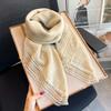 Bufanda Delgada de Lino Encaje Algodón y Lino para Mujer Chal Exterior de Verano Moda de Primavera y Otoño Bufanda de Seda de Gama Alta Bufanda de Gasa