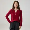Suéter de punto de mezcla de cachemira para otoño e invierno para mujer, nuevo estilo 2026, moderno, de alta gama y cómodo