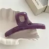 Pinza de Garra Avanzada Sense Marrón Chocolate de una palabra Pinza Grande de Tiburón Clip para el Cabello para Mujer Parte Posterior de la Cabeza 2024 Nuevo Estilo Clip Accesorios para el Cabello