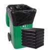 Propiedad de saneamiento de hotel bolsas de basura engrosadas multi-especificación boca plana negra bolsas de basura grandes fabricantes de origen venta al por mayor