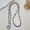 Cadena para teléfono de perlas de gota de agua larga, a la moda y versátil, diseño de nicho, elegante cadena para bolso de uso diario