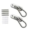 Ganchos de Porta de Aço Inoxidável, Rede, Cadeira Suspensa, Balanço, Saco de Areia, Ferragens para Pendurar, Cesta Suspensa, Acessórios para Cadeira de Rattan, Corrente