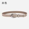 Cinto Vintage de Alto Padrão Feminino Couro Genuíno Fosco Anti-veludo Versátil para Jeans Moda Cinto Decorativo Feminino Fábrica