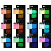 2026 Nuevo Modelo Rosa Luminoso Cristal Polvo para Remojar Uñas Arte con Polvo Brillante 12 Colores Polvo Camaleón Colorido Decoraciones para Uñas