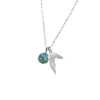 Collar de Plata de Ley S925 Estilo Coreano Moderno y Exquisito Diseño de Espuma de Sirena Cadena para Clavícula Estilo Corto para Mujer Joyería de Plata Elegante