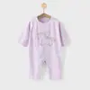Ropa para recién nacidos, Ropa de verano, Monos para bebé, Ropa de algodón fina de manga larga para bebé en verano, Ropa para aire acondicionado, Pijamas, Verano