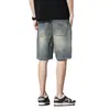 Nuevos Shorts de Mezclilla Retro para Hombre 2026, Pantalones Delgados Rectos Sueltos de Longitud Media para Verano, Pantalones Trendy Casual de Cinco Puntos