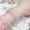 Nuevo Pulsera de Campana Ins de Nicho Estilo Chino para Mujer, Paso a Paso, Vidrio Delgado Imitación Jade Verde Uva Estilo Antiguo Pulsera de Amistad