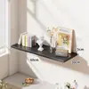 Estante de Pared Oculto de Una Sola Línea Estantería para Libros Colgante de Pared para Sala de Estar Estante Colgante de Pared para Dormitorio
