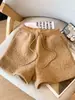 Novos calças retas de cintura alta emagrecedoras para mulheres Outono/Inverno 2026, shorts largos casuais versáteis para baixinhas
