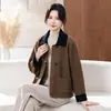 2026 Ropa Coreana para Madres Elegante Primavera Otoño Invierno Adelgazante Favorecedora Chic Nuevo Estilo Chino Estilo Nacional Talla Grande Chaqueta Versátil