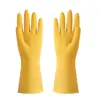 Guantes de Goma Oxford Duraderos, Engrosados, Resistentes al Desgaste, Guantes de Goma de Látex Impermeables, Guantes Duraderos de Protección Laboral para Mujeres, Adecuados para Lavar Platos, Lavandería y Uso en la Cocina