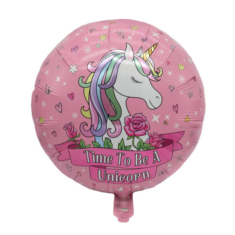 新款18寸圆形印花球 印花圆形球 印花圆形铝箔球背景批发气球