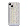 Estojo floral azul doce adequado para iPhone 17 Pro Max, iPhone 17, iPhone 16/15, fosco, de alta qualidade, design simples