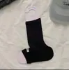 Calcetines de Punto Fino Estilo Ballet con Estribo para Verano, Calentadores de Piernas Adelgazantes de Color Sólido, Mangas para Pantorrilla Gris-Negro