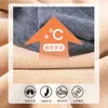 Fábrica de OrigenConjunto de Ropa Interior Térmica para Hombre de Lana de Camello de Invierno, Forrado de Felpa, Engrosado, a Prueba de Frío, Conjunto de Capa Base Auto-Calentable