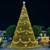 3- 50m Marco grande Árbol de Navidad hecho a medida Decoración exterior para centros comerciales navideños Iluminación de proyecto para check-ins en redes sociales