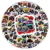 100 Pegatinas de Graffiti para Niños de Camiones Monstruo Decorativas para Funda de Teléfono Móvil Taza de Agua Equipaje Pegatinas Impermeables Venta al por Mayor