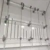 Grelha para Capela de Exaustão Rack Sintético para Gabinete de Exaustão Rack de Fixação de Tubos de Duas Fileiras Material de Aço Inoxidável Material de Haste de Fibra de Vidro
