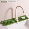 Tapete de drenagem de silicone torneira de cozinha à prova de respingos de água antiderrapante pia almofada de armazenamento washstand Copo almofada de sabão