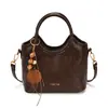Bolso nuevo de ante vintage para mujer, moderno y lindo, bolso cruzado versátil esmerilado 2026, bolso de mano y bolso de hombro