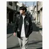 Chaqueta Camisa de Hombre Primavera Otoño Chaqueta Travieso Guapo Alta Calidad Holgada Ropa de Trabajo Casual Camisa de Manga Larga Moda Nueva para Hombre