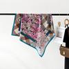 Bufanda de 90 cm Bufanda de Seda Imitación Primavera y Verano Nuevo Satén Camry Bufanda Cuadrada Grande Pañuelo para la Cabeza para Bolso de Mujer Bufanda de Seda Estampada Venta al por Mayor
