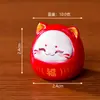 Micro-Paisaje Creativo Nuevo Producto Gato de la Fortuna DIY Figura Linda Decoración del Hogar Coche Escritorio Adorno Pequeño