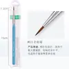 Conjunto de Pincéis para Nail Art Japoneses Multiuso para Pintura de Cor em Gel Liner Degradê Ferramentas Profissionais Pincéis
