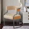 Silla de Comedor de Lujo Ligero para Uso en Casa, Sala de Estar, Sillón Sofá para Mahjong, Recepción de Hotel y Negociación, Juego de Mesa y Sillas Comerciales, Tocador, Específico para el Cliente