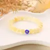 Pulsera de cuentas de jade de 8 mm ojo de diablo trae buena suerte y buenos deseos a Europa y Estados Unidos joyería popular venta al por mayor