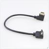 Cable de TV para computadora 4K de ángulo recto de 90 grados a curva lateral de 90 grados Cable HDMI HD para set-top box PS4 computadora