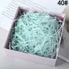 Venta al por mayor de fábrica color rafia hierba papel triturado caja de regalo de boda caja de dulces relleno rafia hierba papel arrugado punto