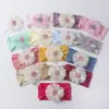 Faixa de Cabelo Nova Quente Transfronteiriça para Bebê Flor de Renda Fofa Faixa de Cabeça Jacquard para Bebê Joias Confortáveis Europeias e Americanas para Crianças