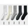Calcetines blancos sin costuras para mujer, calcetines finos de algodón hasta la pantorrilla para verano, estilo ballet, grises, adecuados para zapatillas dad, calcetines de burbuja para mujer de primavera