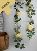 Flor de simulación de ratán de rosa para colgar en la pared, flor decorativa de ratán, flor artificial de ratán, enredadera de ratán, flor decorativa de interior para balcón, flor de plástico, Ratán