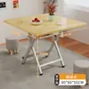 Mesa dobrável mesa de jantar quadrada mesa pequena para uso doméstico quarto de aluguel de apartamento pequeno mesa de jantar simples mesa quadrada