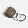 Bolso Kelly de alta gama 2025 Nuevo Bolso de Mujer Moda Commuter Retro Patrón Lichi Hebilla de Cerradura Hombro Cruzado Bolso de Cuero