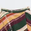 AliExpress Internacional Lançamentos Primavera 2026 Roupas Femininas Temperamento Moda Saia Assimétrica Estampada 8060214