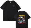 [Código Europeu Algodão T] Camiseta Cactus Jack Gráfico Rocky Camiseta Masculina