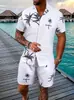 Teum Comercio Exterior Transfronterizo Nuevo Conjunto de Camisa de Color Sólido Verano Europeo y Americano Conjunto de Camisa para Hombre