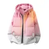 Chaqueta de Algodón con Capucha Unisex de Invierno Nueva Casual Protección contra el Frío Gruesa Caliente Chaqueta Acolchada Abrigo de Algodón Ropa de Algodón de Moda