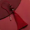 Colgante de Cinnabar para Coche Flor de Loto Adorno Colgante de Paz para Coche Modelo Nuevo para Hombres y Mujeres Espejo Retrovisor del Coche Decoración Interior Regalo