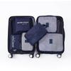 Versión grande del juego de seis piezas o juego de siete piezas de bolsa de almacenamiento para clasificación de artículos de viaje, fabricantes de bolsas de almacenamiento para ropa de viaje coreana