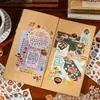 Yuxian Paisajismo Stickers de Comida Serie Casa Deliciosa Estilo Antiguo Material Versátil Manualidad Decoración DIY Guka Collage
