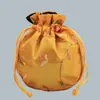 10Yjgz Saquinho Bordado com Cordão de Frutas Arredondadas Bolsa para Joias Bolsa para Brinquedos Bolsa de Noz Bolsa para Contas Budistas Leidezhu