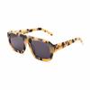 Gafas de sol de moda europeas y americanas, gafas de sol retro de montura grande para mujer, comercio electrónico transfronterizo, gafas de sol clásicas de caja, montura de placa de alta calidad