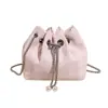 Moda Mini Cubo Tartán Cadena Nuevo Bolso de Hombro de Moda Pequeño Coreano Versátil Cadena Bolso Cruzado
